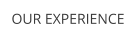 OUR EXPERIENCE